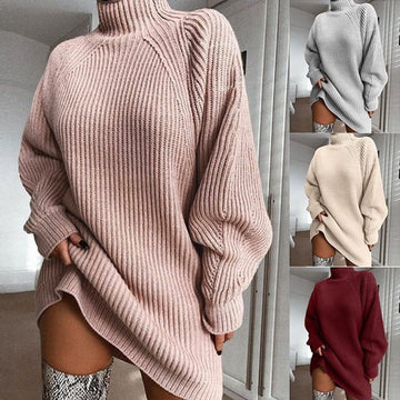 Bella Mila Turtleneck Sweater Dress