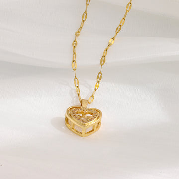 Bella Mila Double-Layer Love Necklace