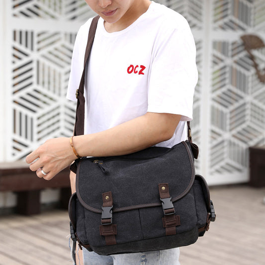 Canvas Messenger Bag