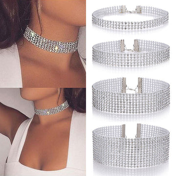 Bella Mila Crystal Choker Necklace