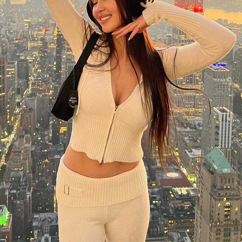 Women Hoodie Suit Set