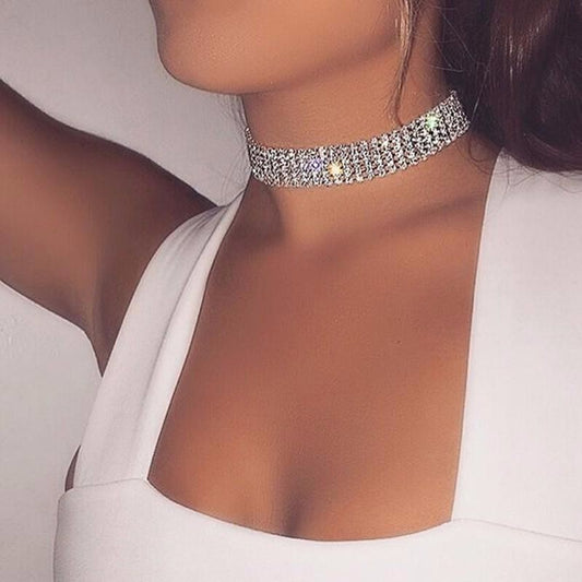 Bella Mila Crystal Choker Necklace
