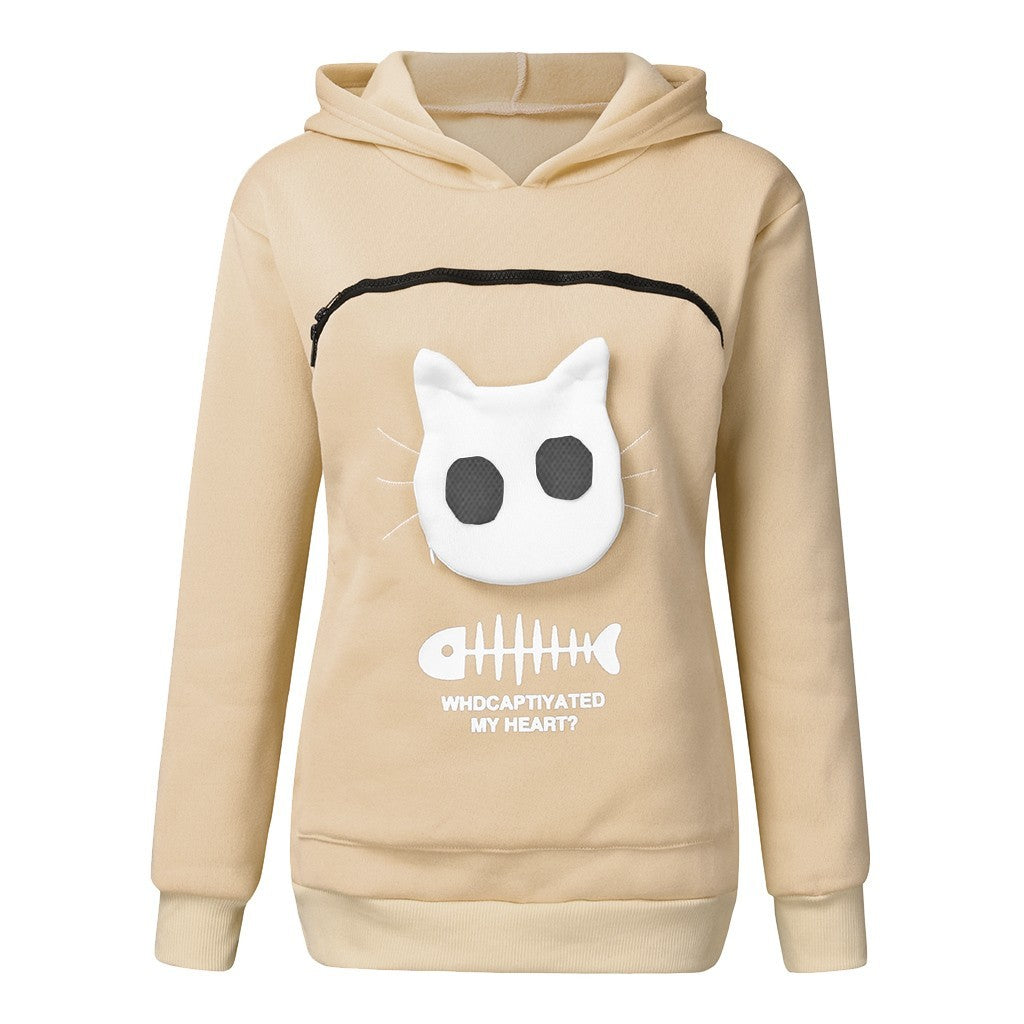 Cat Pocket Hoodie
