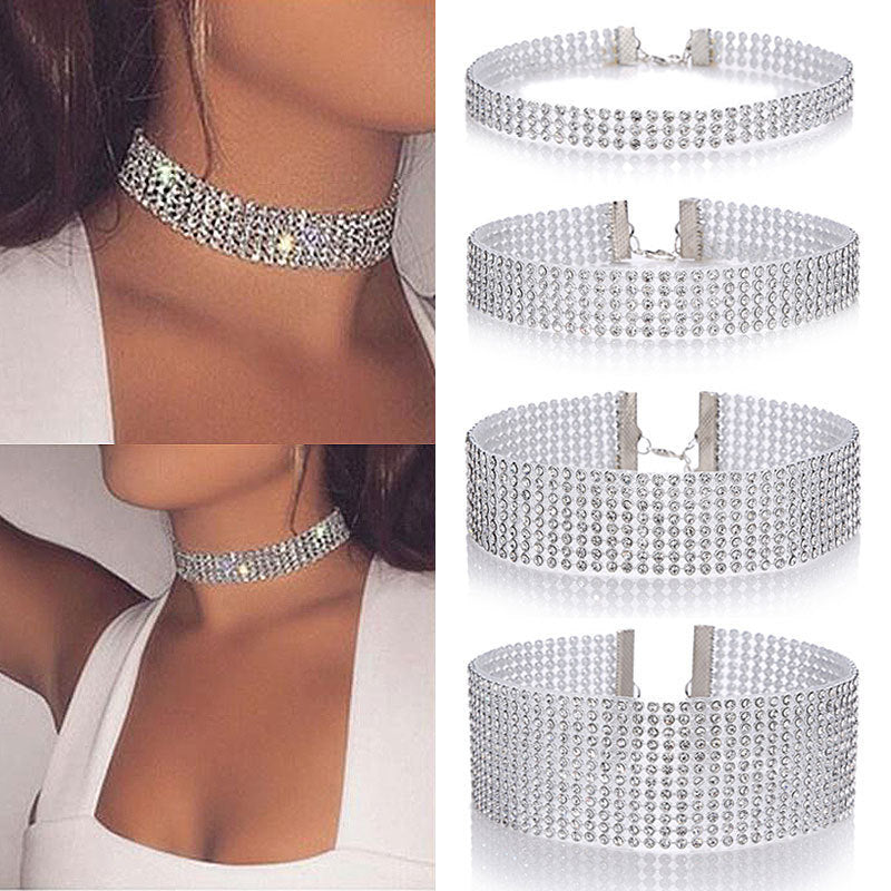 Bella Mila Crystal Choker Necklace