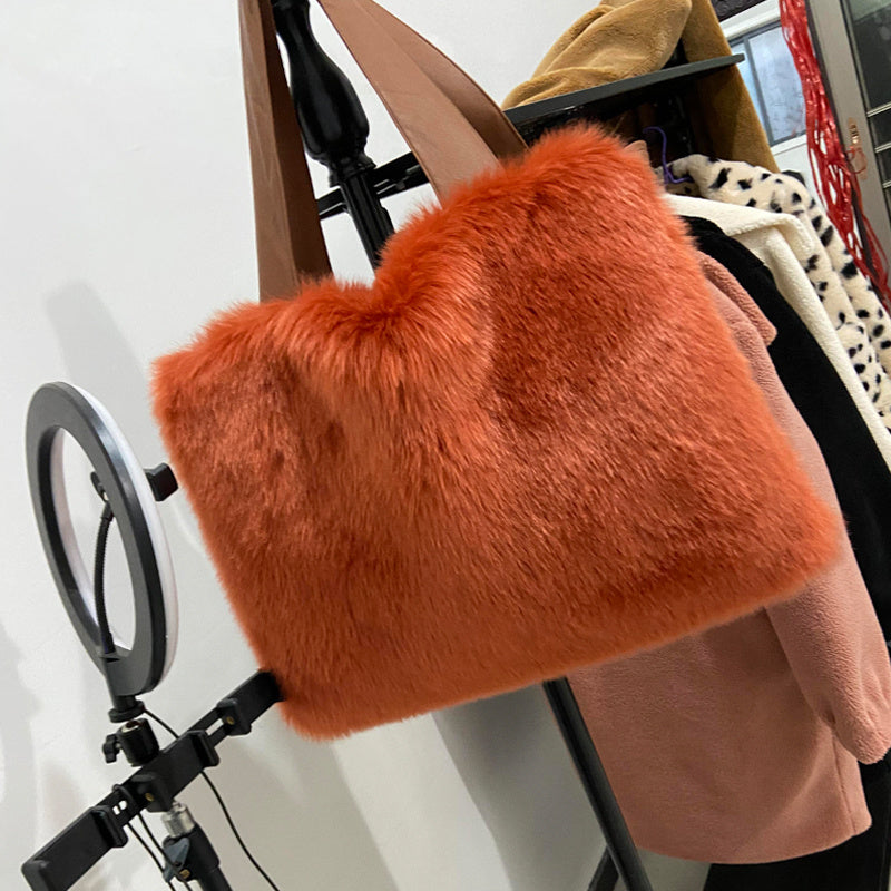 Plush Shoulder Bag