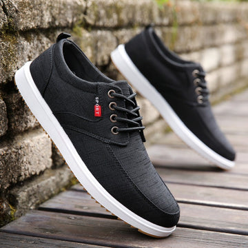 Men’s Canvas Lace-Up Shoes